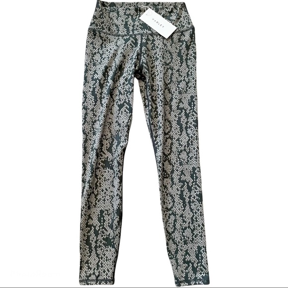 Varley Pants - Varley snake print Century leggings small new